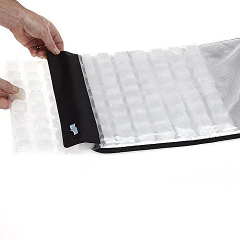 Clear top surface allows quick cleaning and item checks