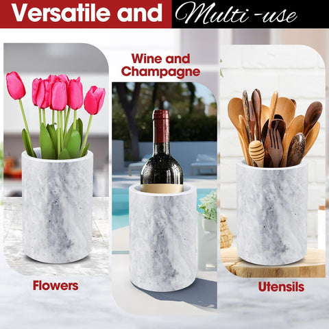 Flexzion centerpiece marble chiller doubles as a stylish table decor centerpiece