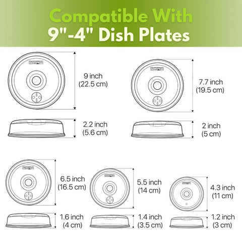 Flexzion steam vent feature on plate cover for controlled moisture release