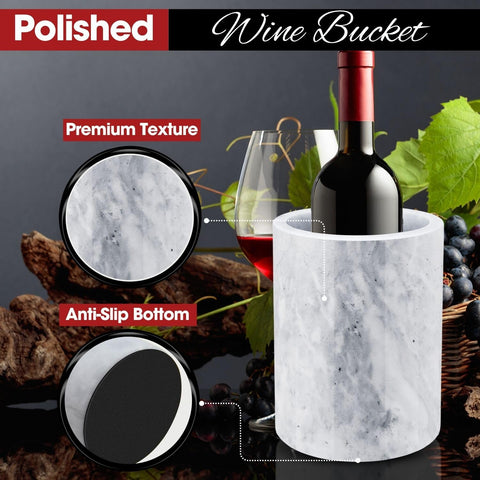 Flexzion stone wine chiller for events keeps bottles ready for serving
