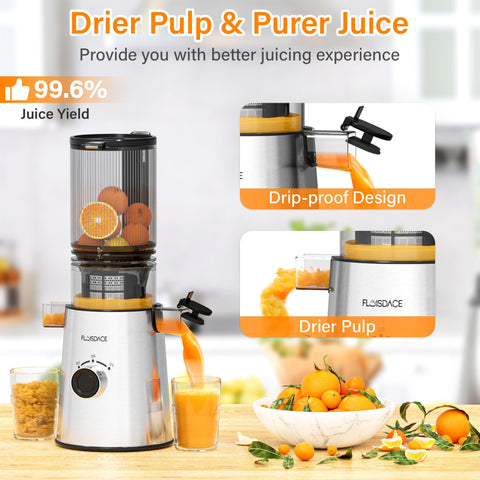 Floisdace stainless steel body ensures durable performance and a sleek kitchen look