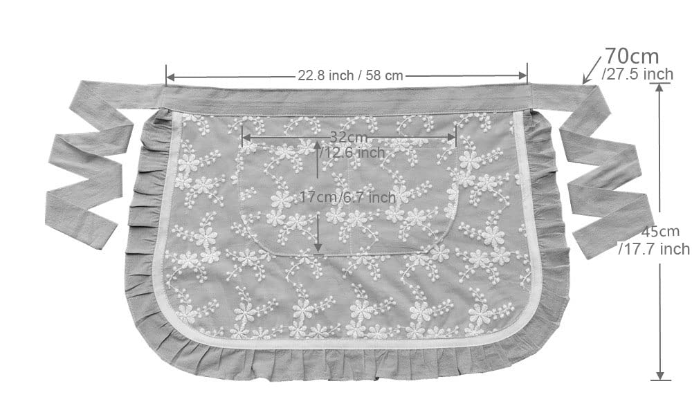 Floosum versatile apron suited for home cooking and cafe service