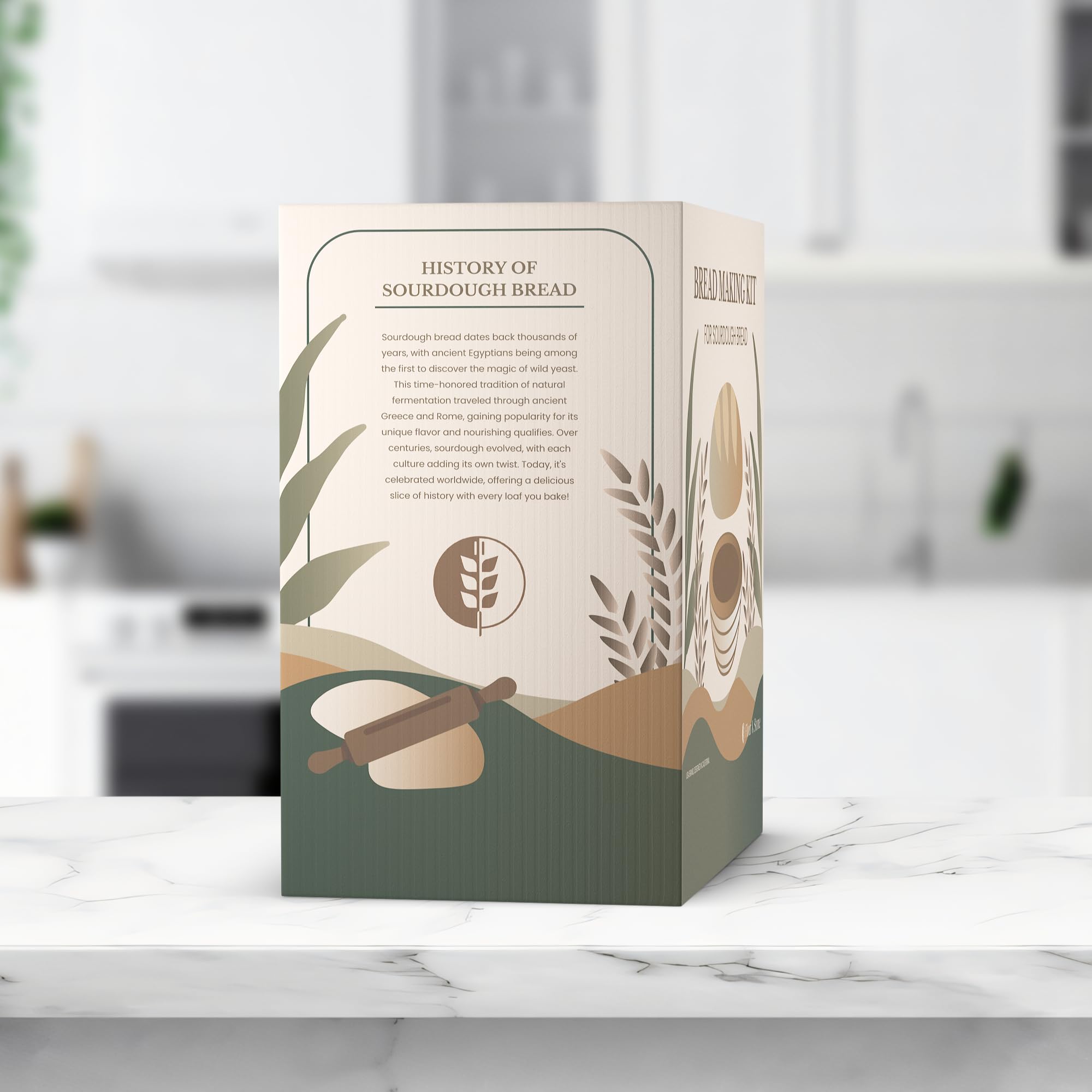 Flour & Stone gift box presents a stylish starter set.