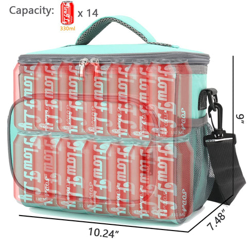 FlowFly Jade top handle and strap provide comfortable carrying options.