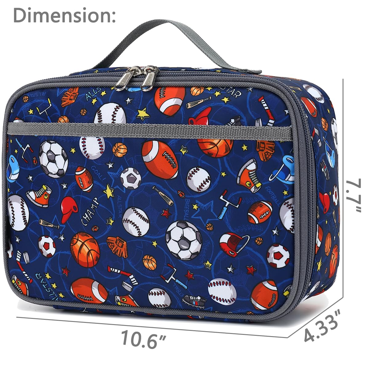 FlowFly insulated PEVA liner preserves temperature for school lunches