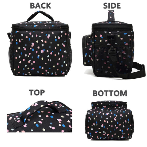 FlowFly large-capacity lunch bag fits containers, bowls, and utensils for busy days.
