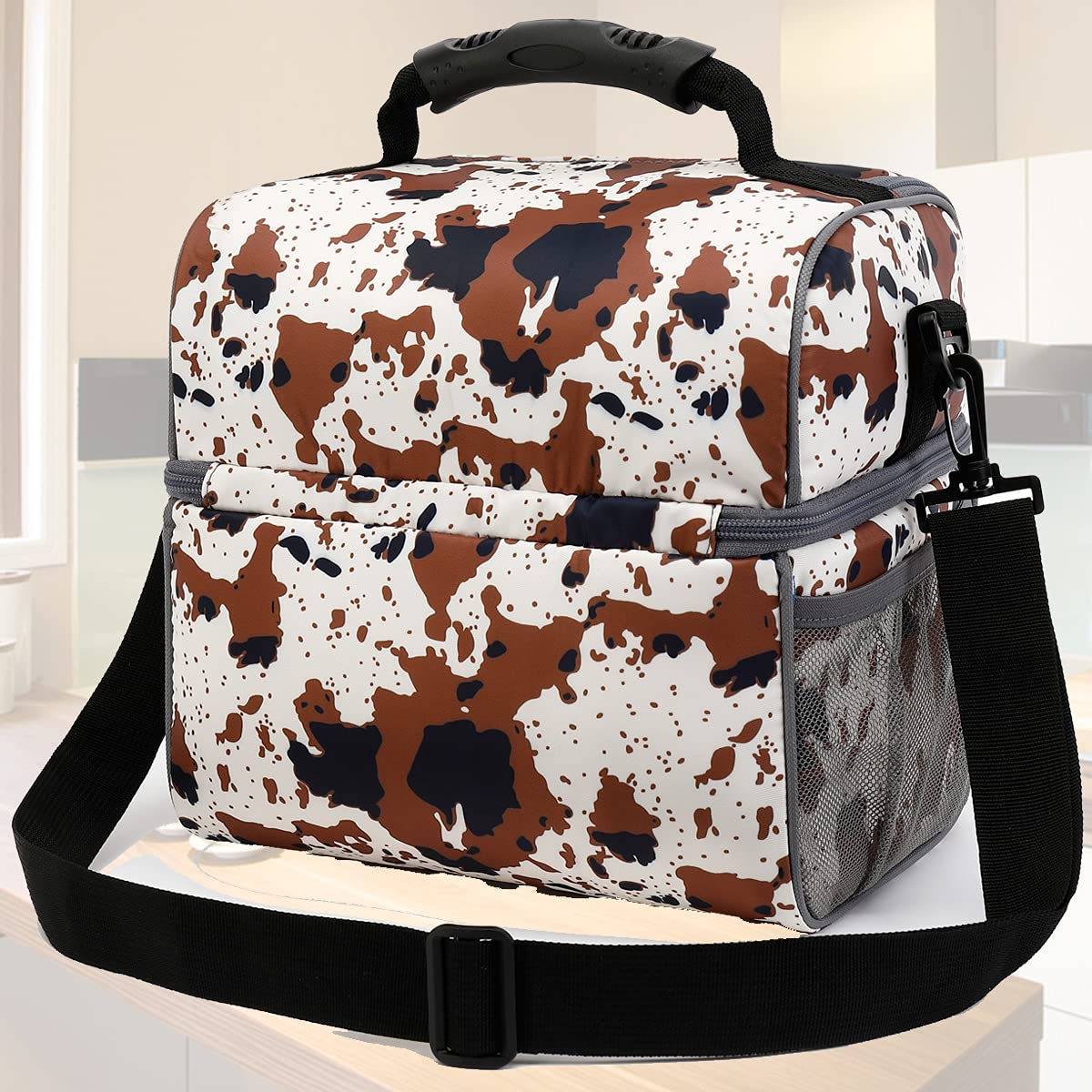 FlowFly large capacity insulated lunch tote for work and travel