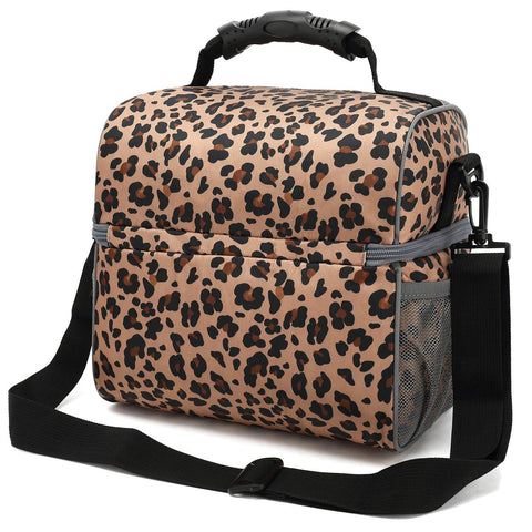 FlowFly Leopard cooler in action at office, travel, or picnic settings