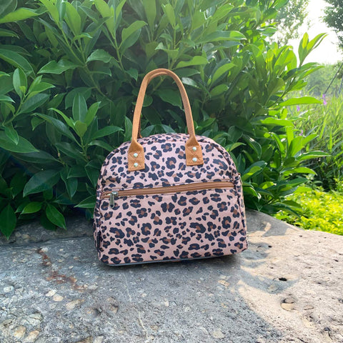 FlowFly Leopard lunch bag travel-ready design for daily routines