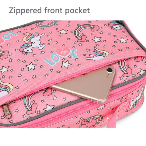 FlowFly uses durable 600D polyester for daily school use