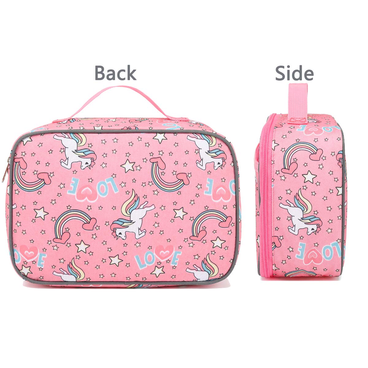 FlowFly lunch bag secures water bottle with side holder for hydration