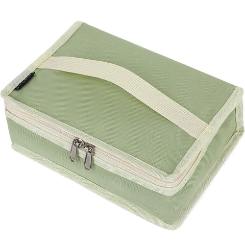 FlowFly small insulated lunch box with soft handle keeps meals fresh on the go