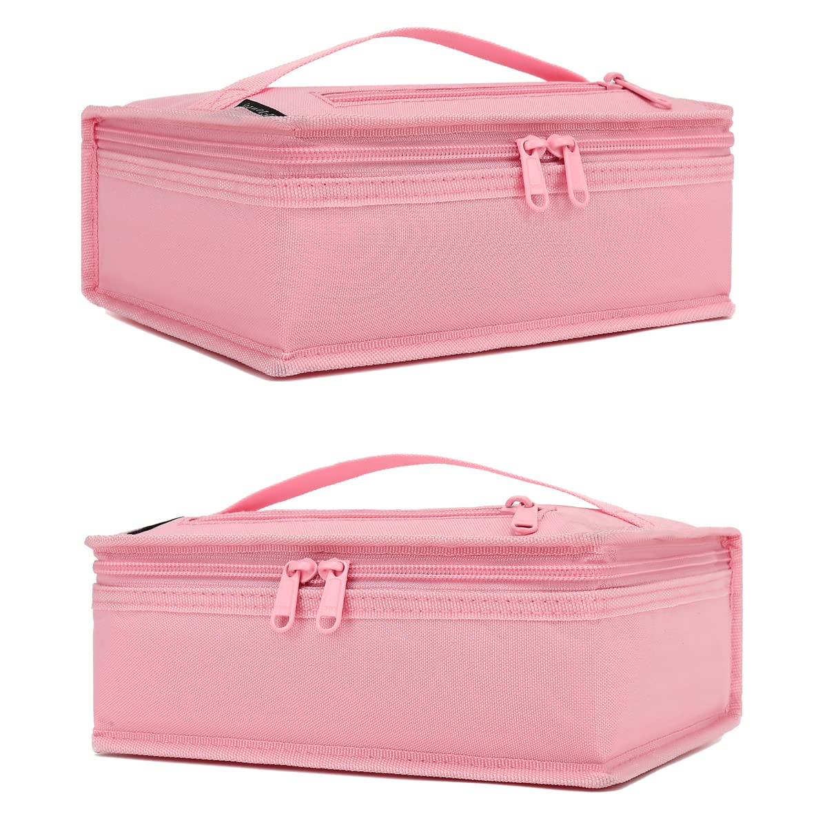 FlowFly pink close-up shows durable 600D polyester and inner lining.