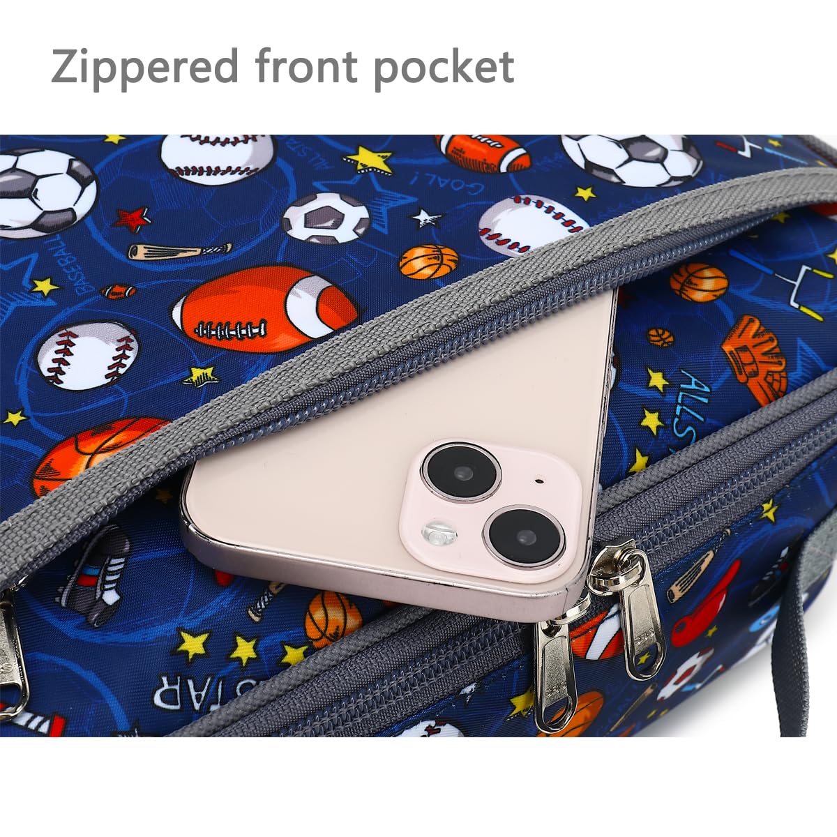 FlowFly soft bag design is comfortable to carry to school