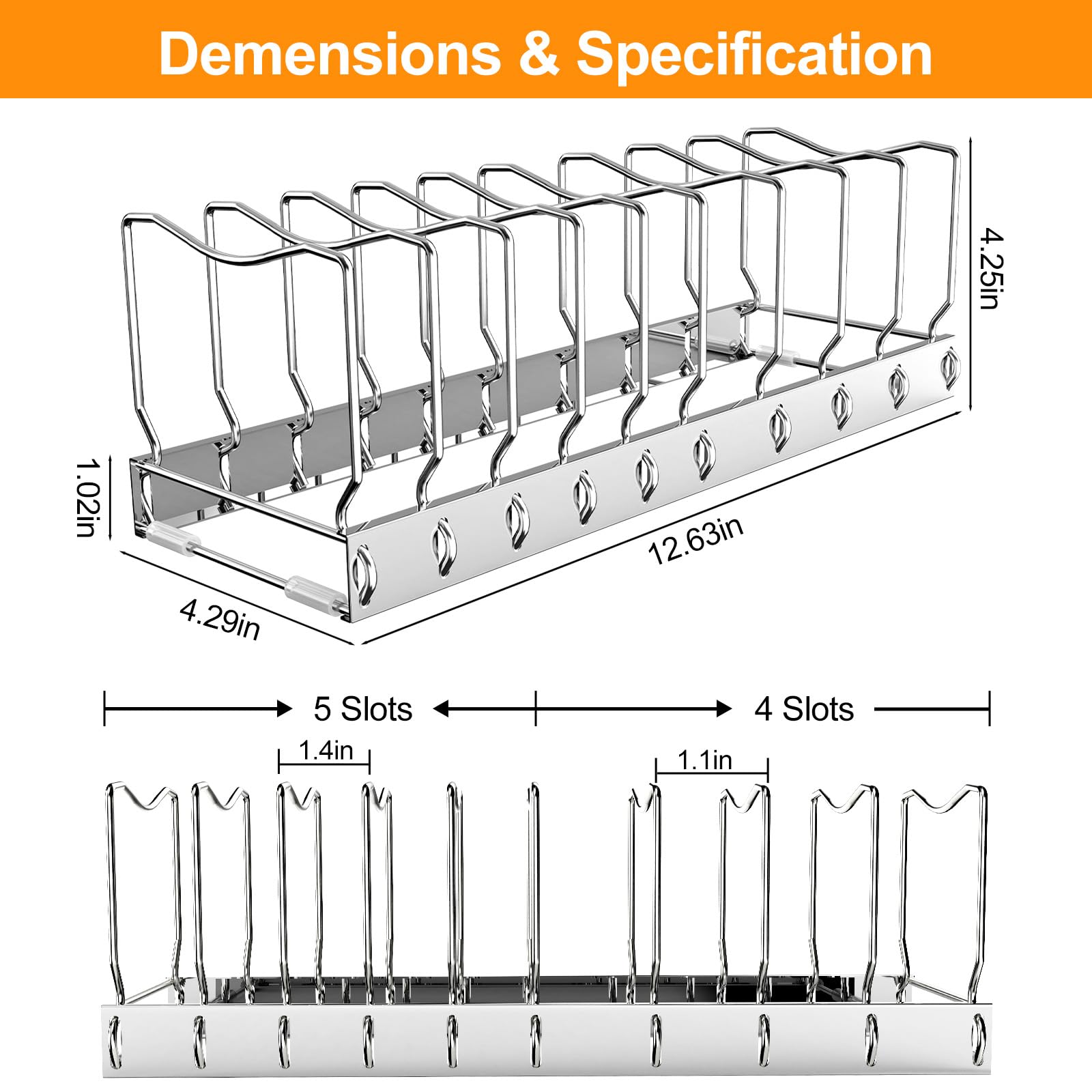 FLSEPAMB dimensions 12.63x4.25x4.29 in show a compact footprint