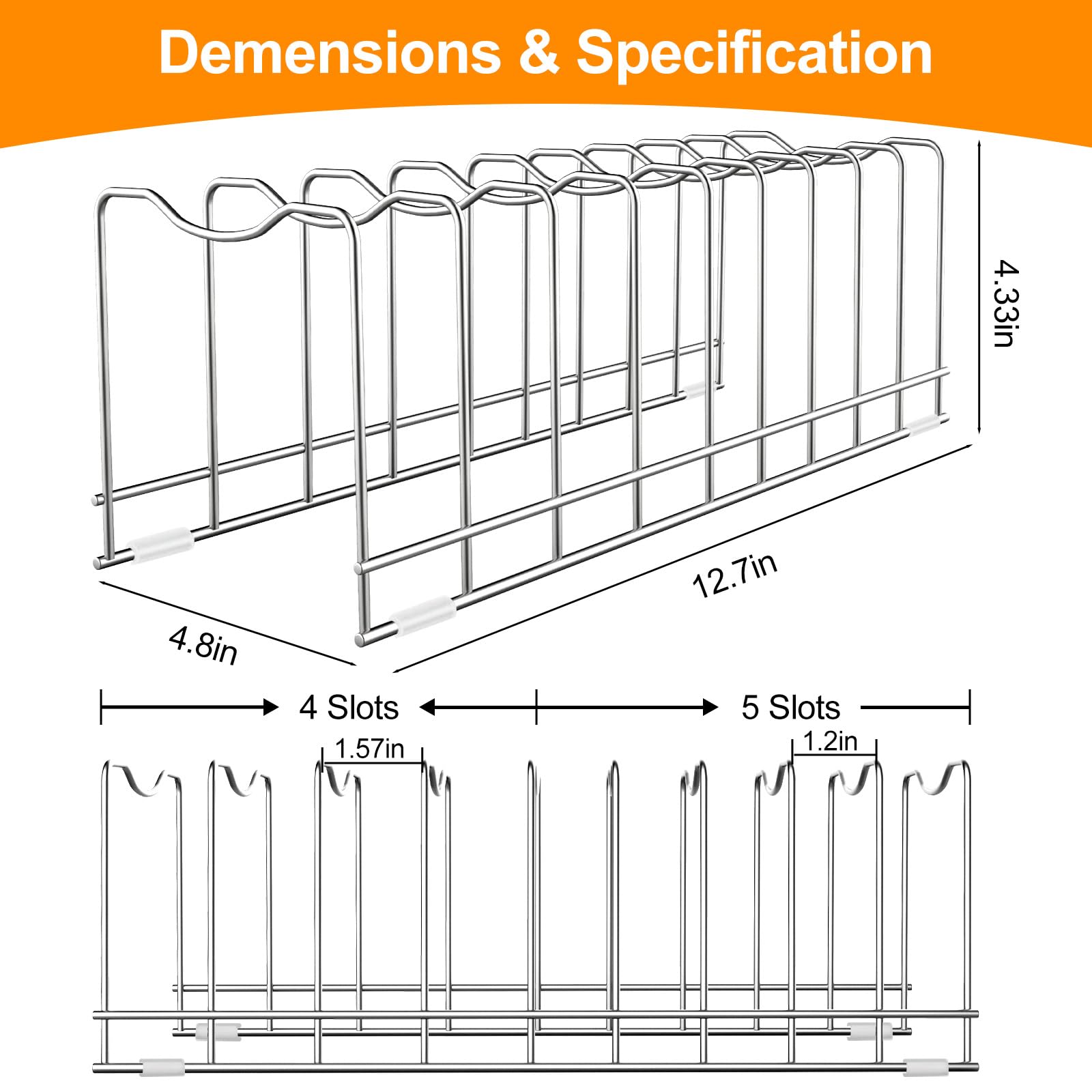 Freestanding design fits on counters or inside cabinets for flexible placement.