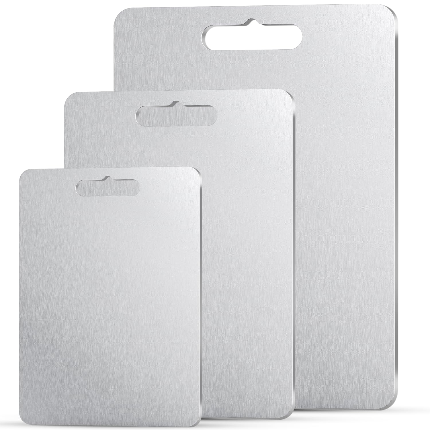 Flurose titanium cutting board set, dishwasher-safe cleaning and maintenance