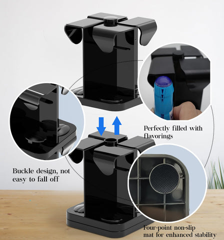 BPA-free ABS plastic is easy to wipe clean and handle.