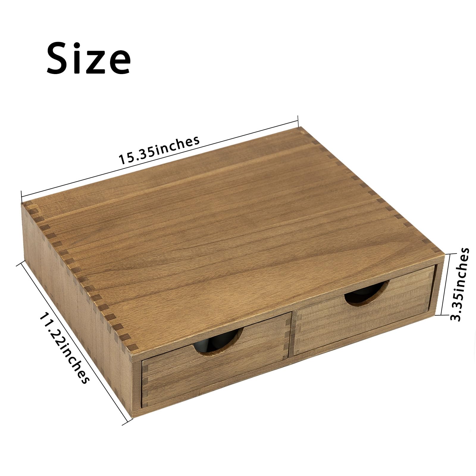 FLYIEE K Cup Organizer drawer-open shows two compartments for easy pod access.
