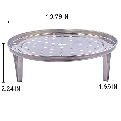  Fnoko steaming rack side profile showing thickened edge design for stability.