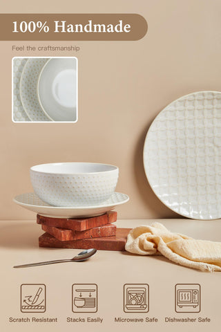 FOBENTA embossed texture close-up highlights artisan detail and elegance.