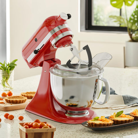FOCOllK flex edge beater with silicone edge for smooth mixing.