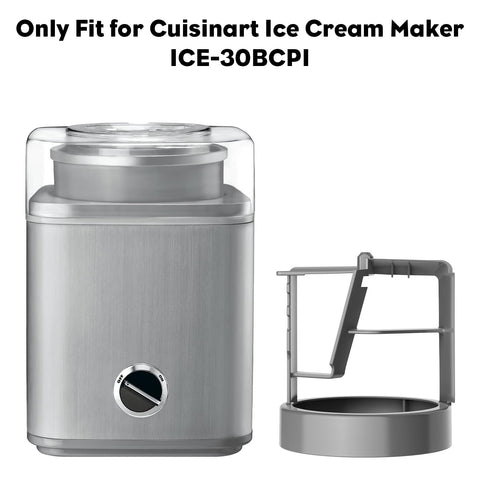 FOCOllK ice cream paddle handle close-up, BPA-free plastic for safe home churning