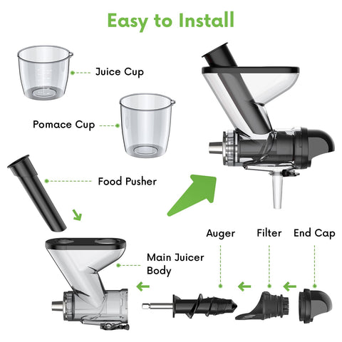 FOCOllK mixer attachment mount on KitchenAid, secure fit for stable juicing sessions