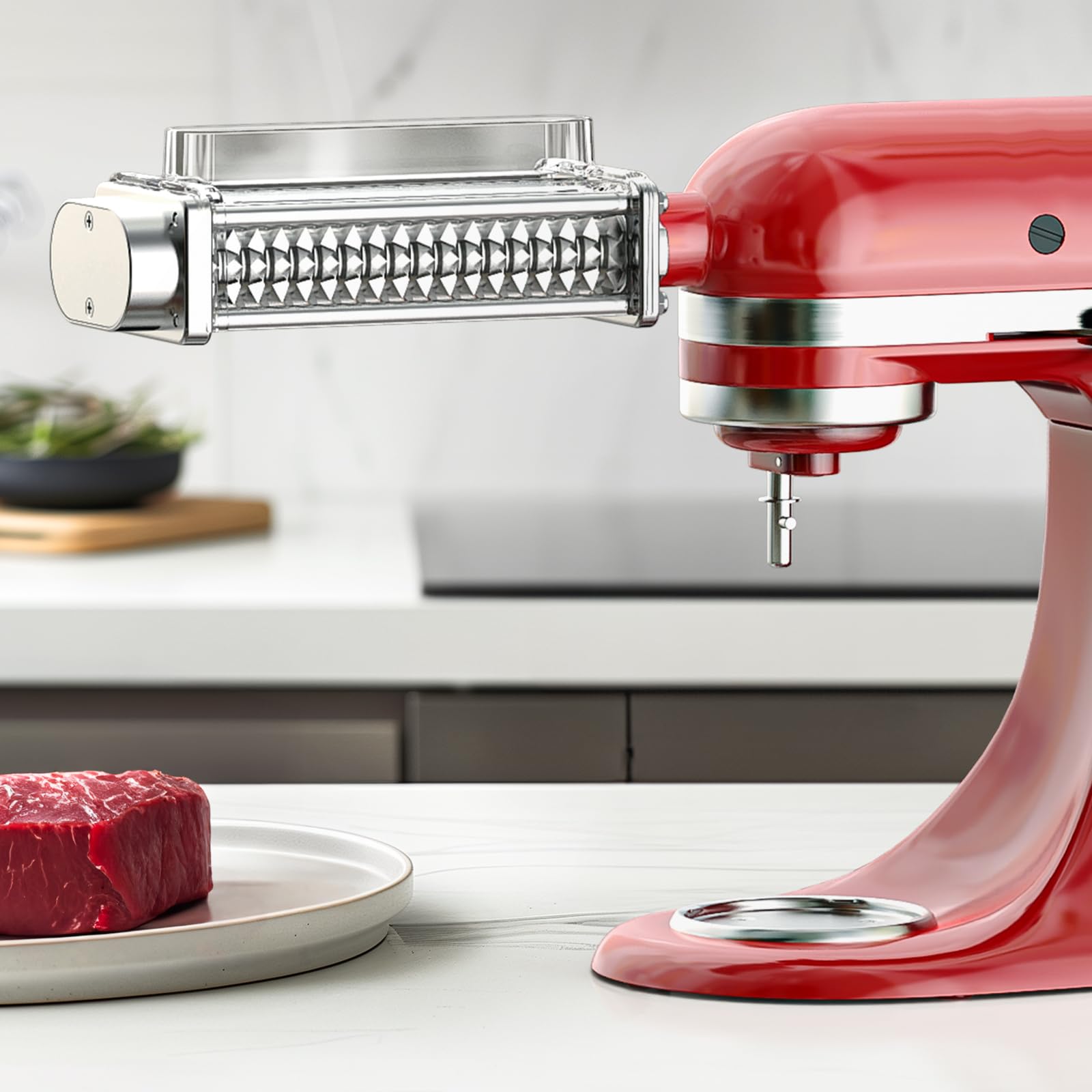 FOCOllK quick-use design for beef, pork, and lamb tenderizing.