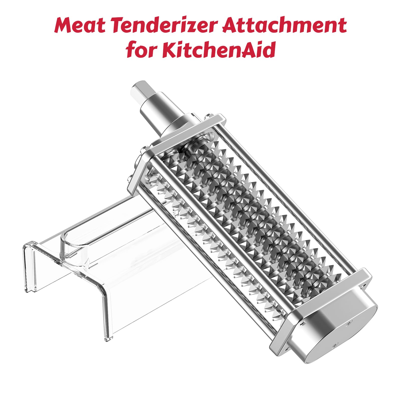 FOCOllK stainless steel gears highlight durability during heavy tenderizing.