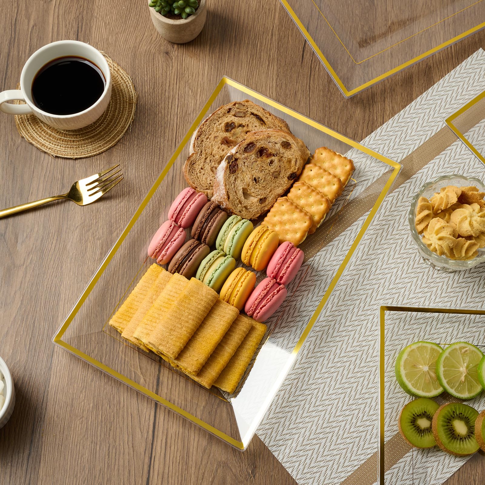 FOCUSLINE 12.85 x 8 inch trays offering versatile serving surfaces.