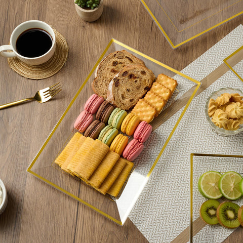 FOCUSLINE 12.85 x 8 inch trays offering versatile serving surfaces.