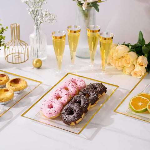 FOCUSLINE durable plastic trays for home dining and occasions.