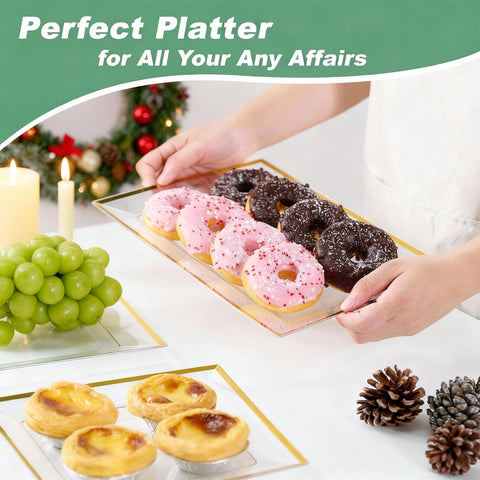 FOCUSLINE two-tone trays to match weddings, holidays, and gatherings.