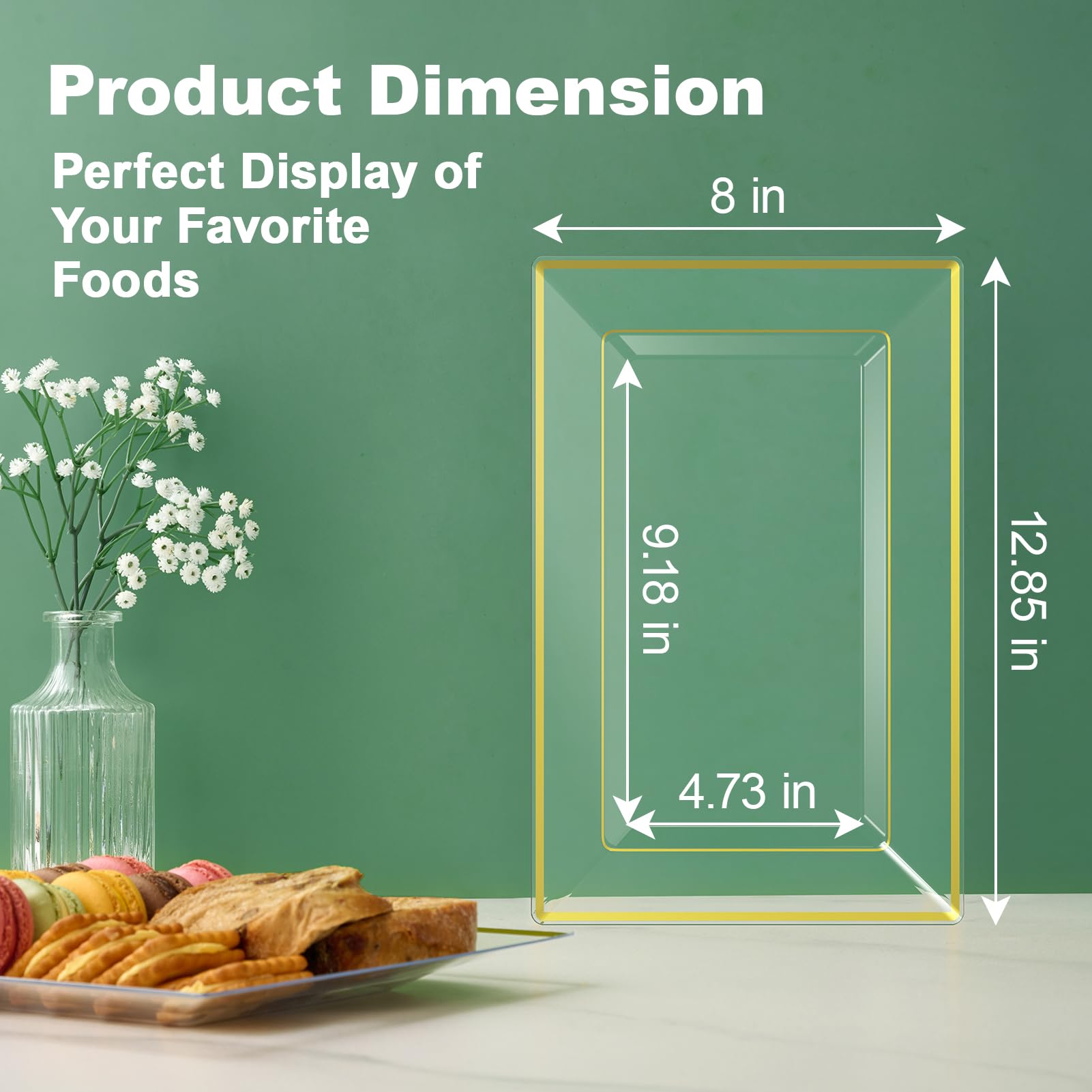 FOCUSLINE disposable party trays for quick cleanup after events.