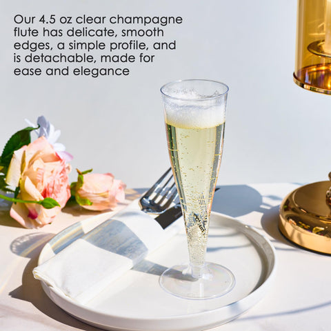 FocusLine wedding toast glasses add elegance to receptions and parties.