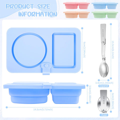 Foergenova silicone container in a lunch bag for easy transport.