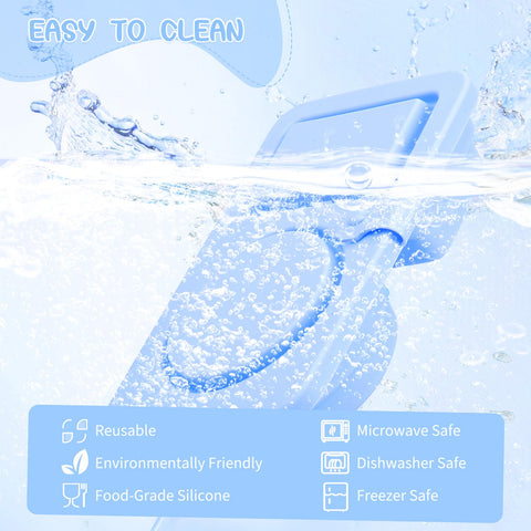 Foergenova leakproof lid shows a secure seal, preventing spills.
