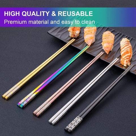 FOFAYU dishwasher-safe chopsticks simplify cleanup after every meal.
