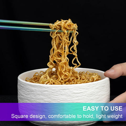 FOFAYU stainless steel chopsticks offer durable, fatigue-free dining experiences.