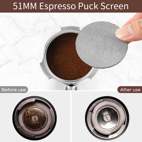 fogkay 2-cup filter basket with 16 g capacity for versatile dosing.