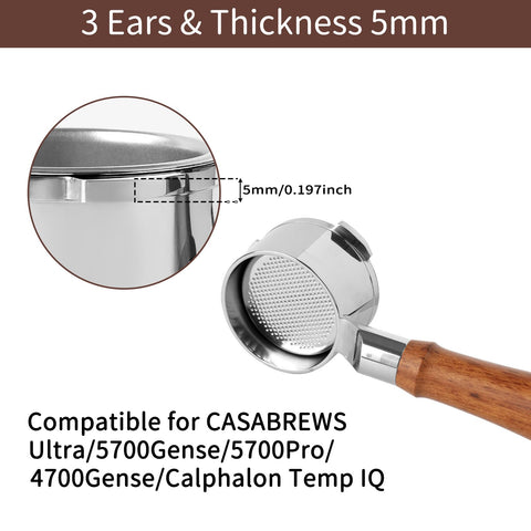 FogKAY 58mm puck screen ensures even water distribution.