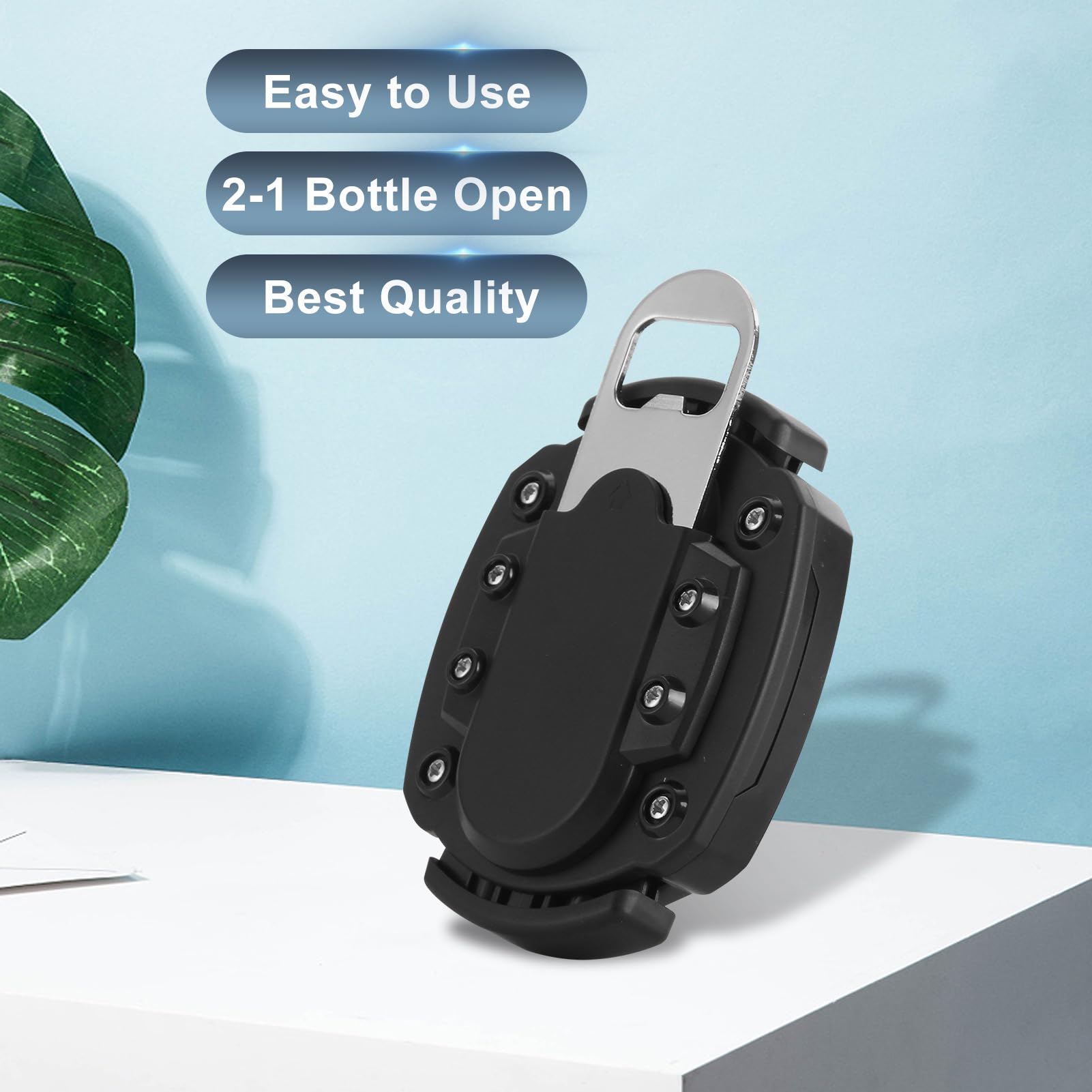 Fogsea built-in bottle opener in use highlights versatility for bottled beverages