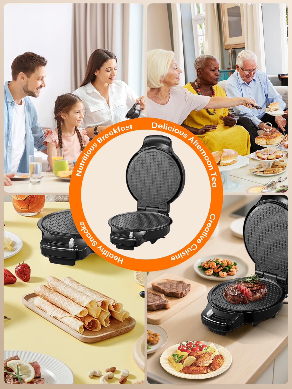 FOHERE compact design for simple storage and daily use.