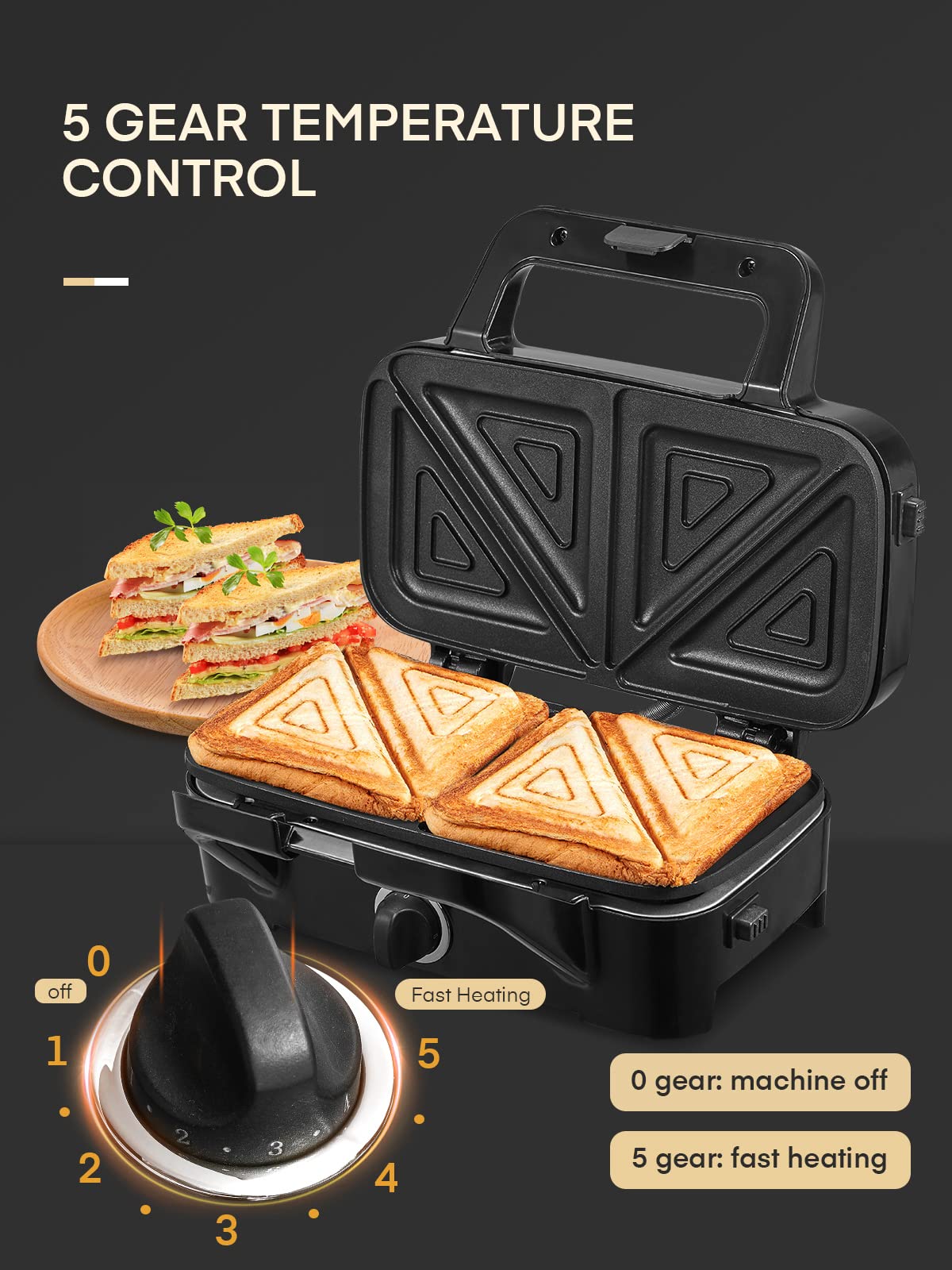 FOHERE compact portable design fits small kitchens and travel