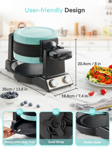 FOHERE compact design saves counter space in busy kitchens.