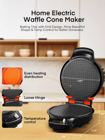 FOHERE easy-clean nonstick surface for quick cleanup.