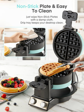 FOHERE nonremovable baking pan keeps heat focused for consistent results.