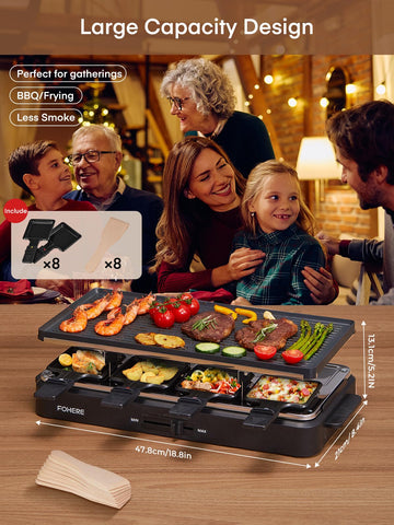 FOHERE dining-ready setup for interactive party nights