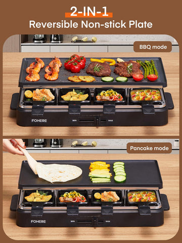 FOHERE temperature-control intuitive dial for precise cooking